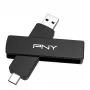 PNY USB-mälupulk 2 TB - PNY OTG DUO LINK V3 - Type-A/USB-C (P-FDI2TBDULNK3TYC-GE)