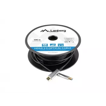 HDMI-kaabel Lanberg CA-HDMI-20FB-1000-BK 100 m