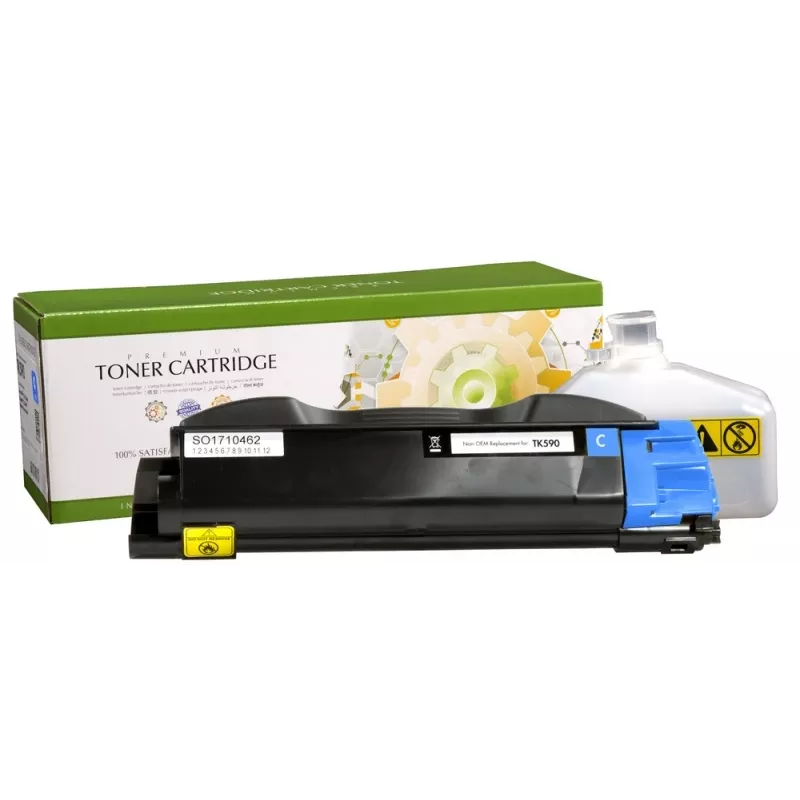 STATIC toonerikassett, ühildub Kyocera TK-590C tsüaaniga, ühilduv, 5000 lehekülge