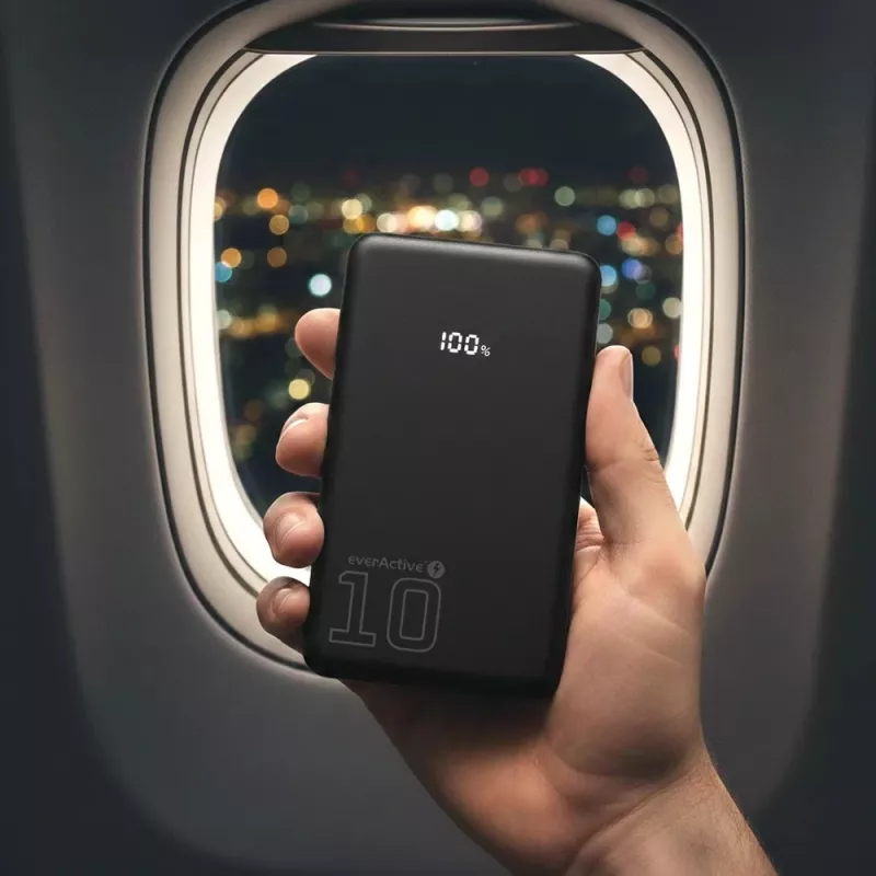 Kaasaskantav akupank everActive EB-11QB 10 000 mAh, 2× USB-C 20W (QC4.0)
