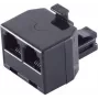 Juhtmepistik ShiverPeaks BS71230 3xRJ-11 must