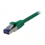 patch-kaabel RJ45 - CAT6A 500Mhz - 5m - roheline - S-STP(S/FTP) - komponenttestitud (GHMT sertifitseeritud) - AWG