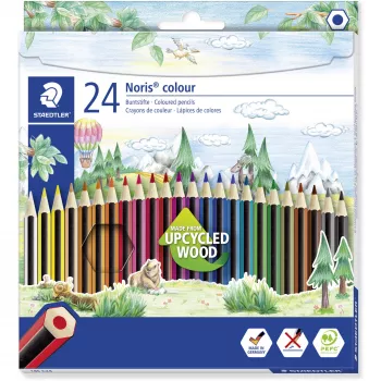 Värvilised pliiatsid Staedtler Noris colour 185 Mitmevärviline 24 tk