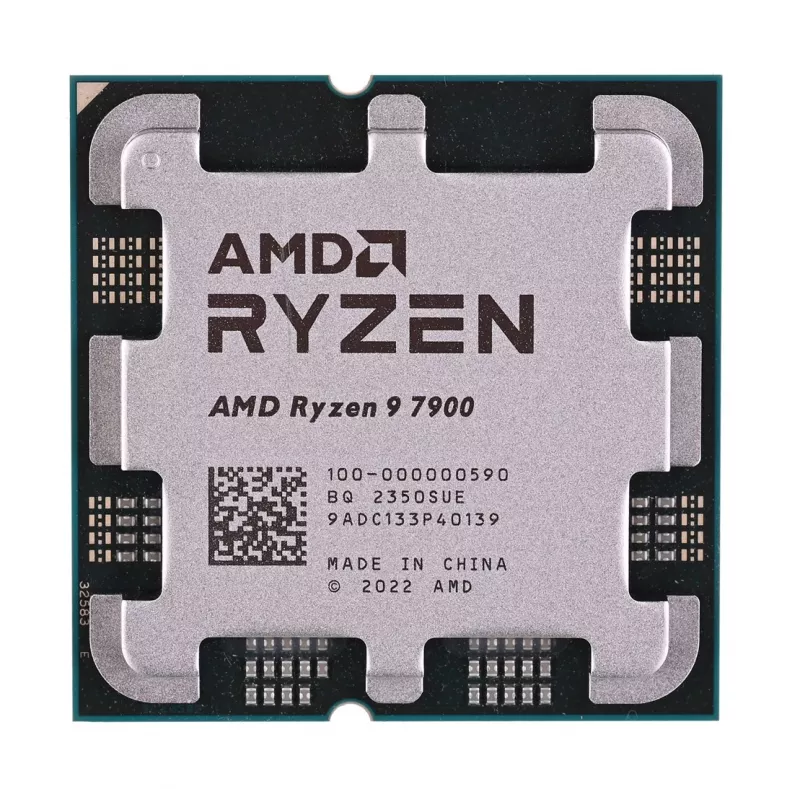 Protsessor AMD Ryzen 9 7900 12C/24T, 3.7–5.4GHz, 64MB, 65W, AM5