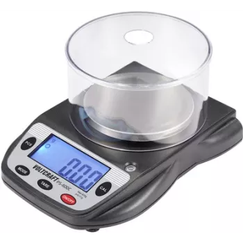 VOLTCRAFT PS-600C täppiskaal Kaaluvahemik (max) 600 g Loetavus 0,01 g patareitoitega Must (VC-14497330)