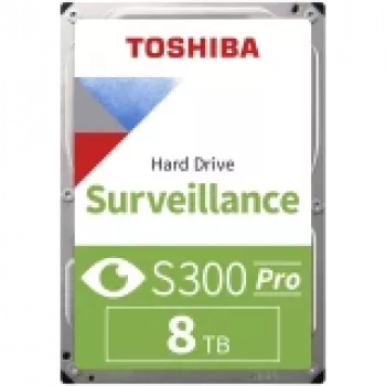 Toshiba S300 Pro Valvevälise sisemine kõvaketas 8 TB 7200 RPM 512 MB 3.5 Serial ATA III