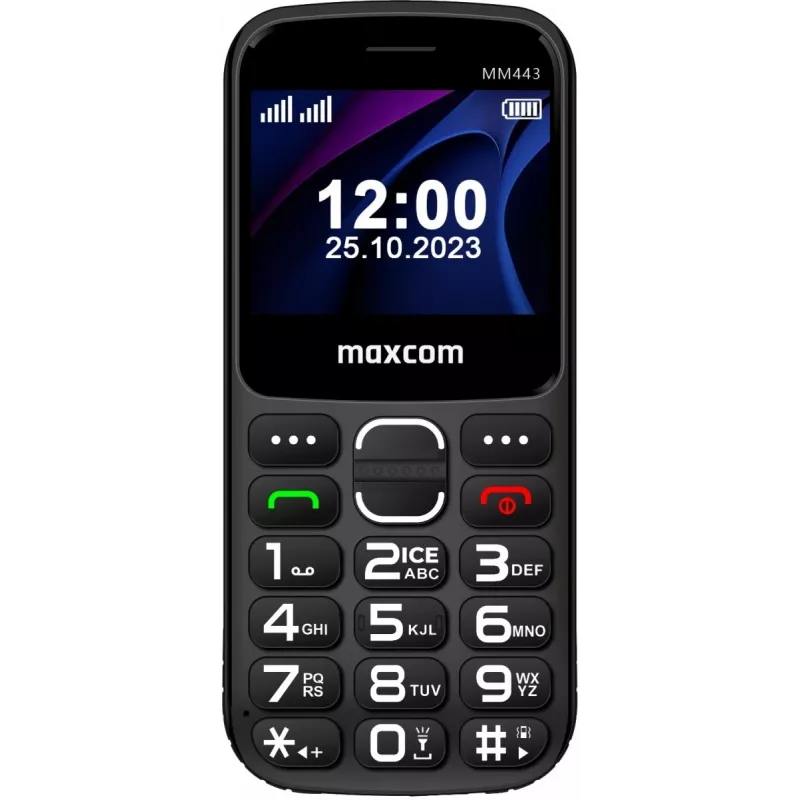 Maxcom Comfort MM443 S Laadijaga Ierna/must