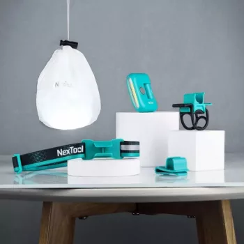 Pealamp Nextool NE20005 laetav LED-peavõru 170 lm, USB-C, 37,8 g, ABS, pilvesinine