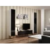 Cama TV-alus VIGO 140 30/140/40 valge/must läikiv