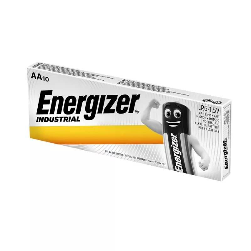 Energizer Industrial AAA leelispatareid - 6x pakki 10 tk + 6x tasuta pakki 10 tk