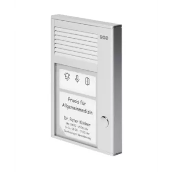 Auerswald TFS-Dialog 211 Alumiiniumist juhtmega seinale kinnitatav intercom IP22