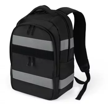 DICOTA Hi-Vis V2 seljakott must 320x220x455mm PET TPU