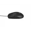 Juhtmega kontorihiir NATEC Ruff Plus USB Type-A, paremakäeline, 1200 DPI, 3 nuppu, must