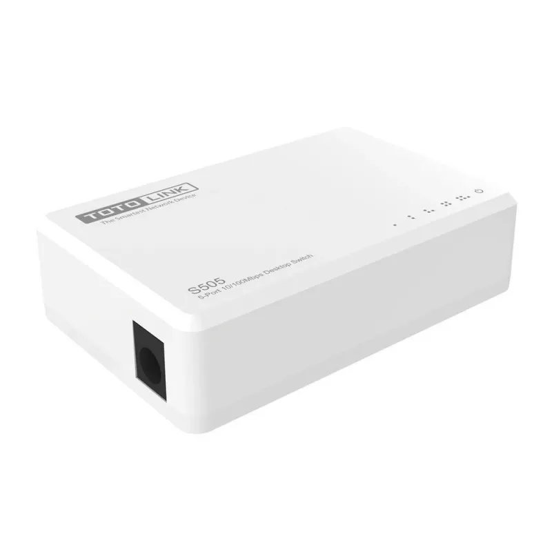 Haldamata switch TOTOLINK S505-V5 5 pordiga Fast Ethernet 10/100 valge