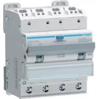 HAGER ADM416QC FI-LS 4P 6kA B-16A 30mA tüüp A QC/QB (ADM416QC)