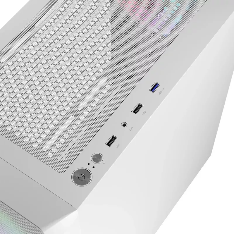 Logic PORTOS ARGB MINIDI USB 3.0 korpus valge