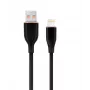 USB-A–Lightning kaabel Gembird CC-USB2S-AM8PM-1.5M-BK — USB 2.0, 1,5 m
