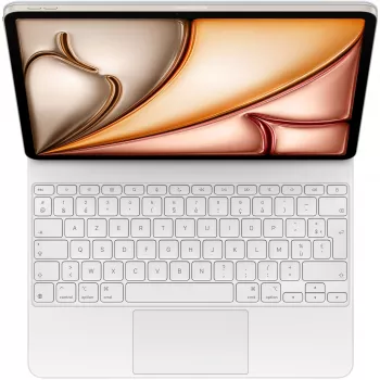 Magic klaviatuur iPadAir 13-tollisele M3-le – Prantsuse – Valge