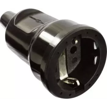 AS SCHWABE PVC-ühendus 16A, 250V töökindel versioon must (62225)