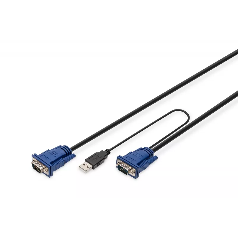 KVM-kaabel USB Digitus DS-19232 3m PS/2