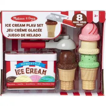 Melissa & Doug Scoop & Stack jäätisekomplekt mängukööki