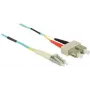 Optiline fiiberkaabel DeLOCK LC-SC Multi-mode OM3 0,5 m