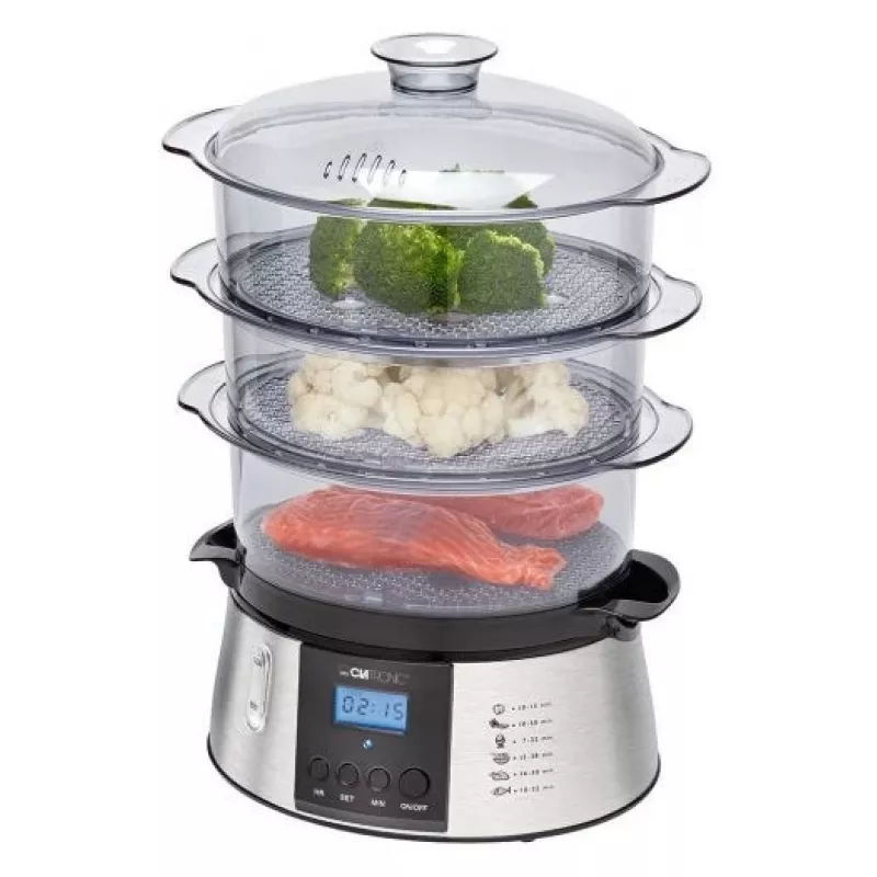 Clatronic DG 3547 auruti 3 korvi Must, roostevaba teras 800 W