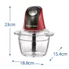 Russell Hobbs 27130-56 elektriline köögikombain 0,5 L 200 W must, punane, läbipaistev