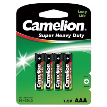 Ühekordne patarei Camelion R03P-BP4G AAA tsink-süsinik