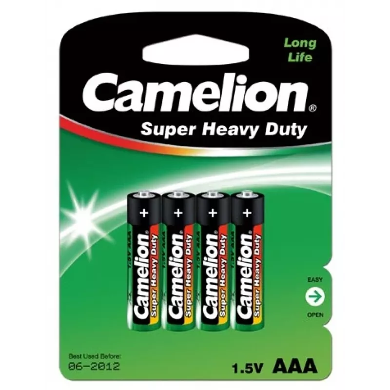 Ühekordne patarei Camelion R03P-BP4G AAA tsink-süsinik