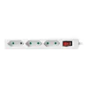 Pikendusjuhe LogiLink LPS230 1.5 m 3 vahelduvvoolupesaga siseruumidesse valge