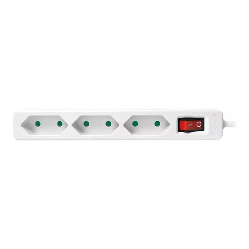 Pikendusjuhe LogiLink LPS230 1.5 m 3 vahelduvvoolupesaga siseruumidesse valge