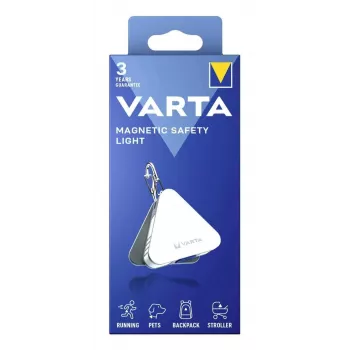 Varta magnetiline turvaliikumisvalgusti, mudel 16621101121 — 2×CR2032 patareitoitega kaasaskantav LED-valgusti