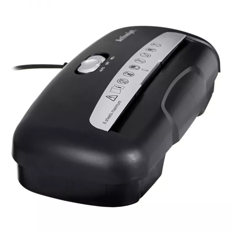Activejet ASH-0601S purustaja, P-2, 10 l, 6 mm riba, 6 lehte, must.