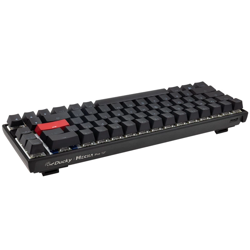 Ducky Mecha Pro SF klaviatuur mängimiseks, USB, USA inglise keel, must
