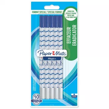 Fountain Pen Papermate Magic+ Sinine Valge 10 tk