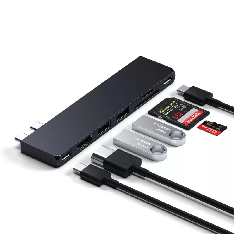 Dokkimisjaam Satechi ST-HUCPHSD USB 3.2 Gen 2 USB-C Must