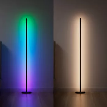 Põrandalamp Nanoleaf N7204K02-1FL 22W RGBW — reguleeritav RGB ja häälestatav valge valgustus