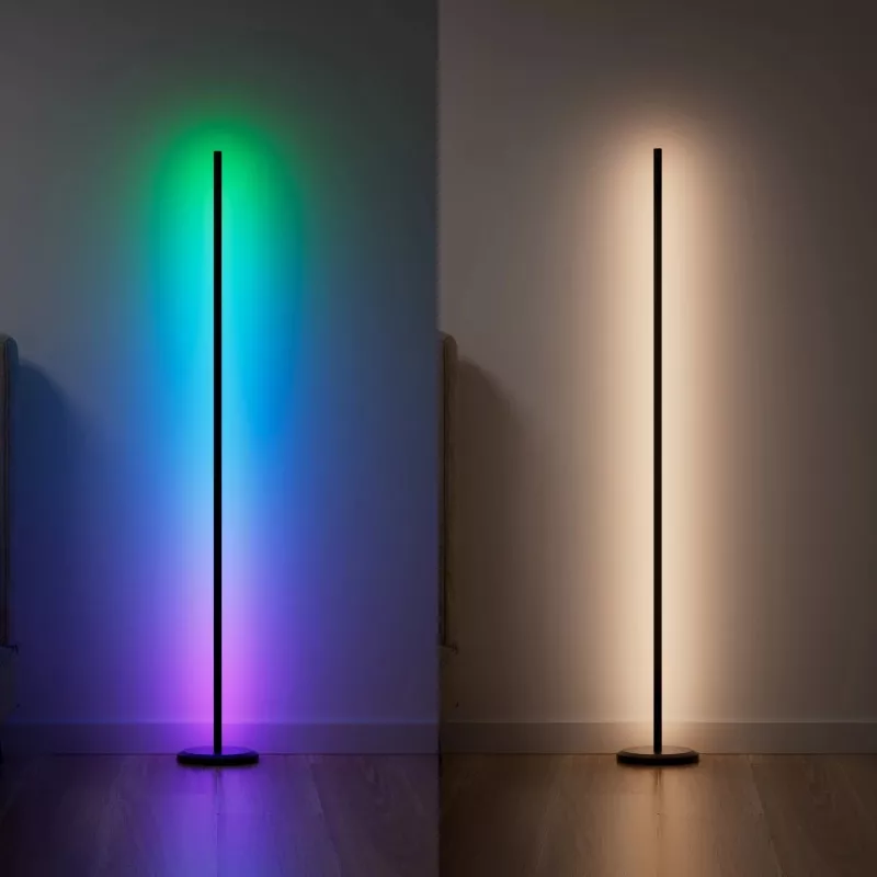 Põrandalamp Nanoleaf N7204K02-1FL 22W RGBW — reguleeritav RGB ja häälestatav valge valgustus