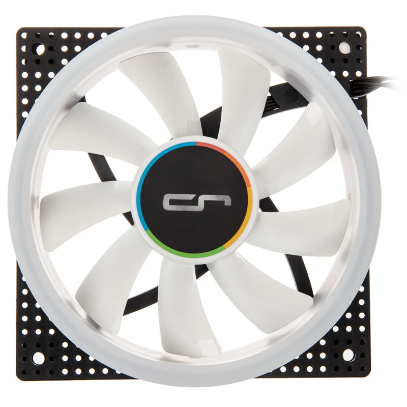 Cryorig Crona X 120 mm ventilaator, valge — 400–1700 RPM, 60.6 CFM, 2.65 mmH2O