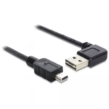 USB-kaabel DeLOCK 85175 USB 2.0 0,5 m USB A Mini-USB B Must