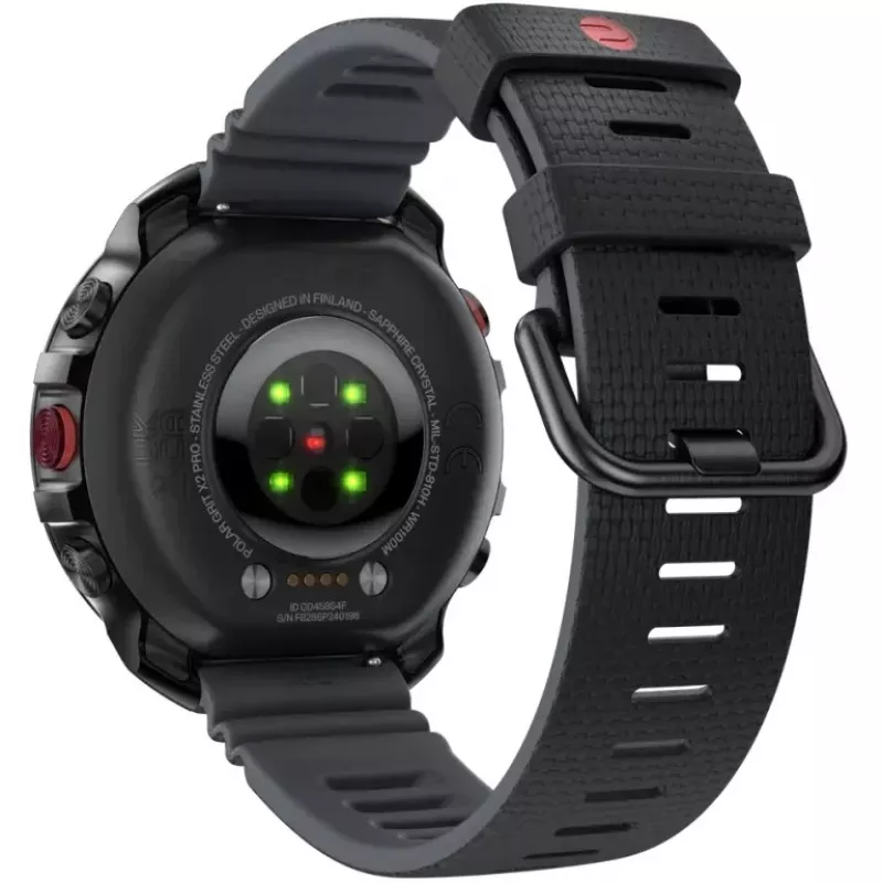 Polar Grit X2 Pro 3,53 cm (1.39) AMOLED Digitaalne 454 x 454 Pikslit Puuteekraan Must GPS (900110286)
