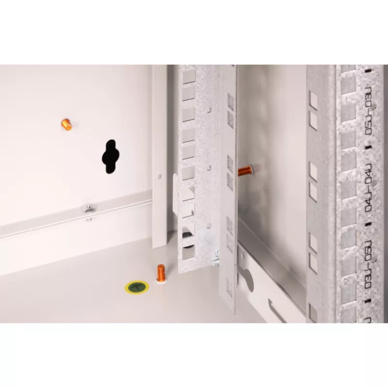 DIGITUS® 7HE seinakapp - Hall, RAL 7035 - 48,3 cm (19) (DN-19 07-U)