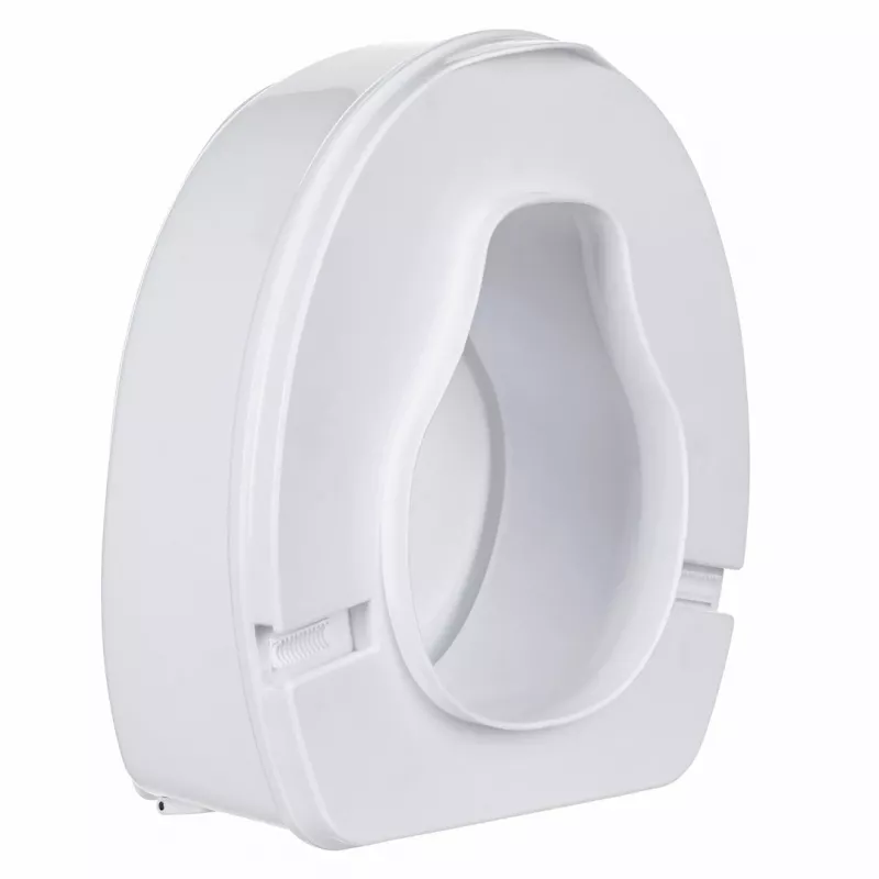Tõstetud WC-poti tarvik ActionMed NT15AM — pikendus, 15 cm kõrgus, polüpropüleen, lukustatav, max koormus 180 kg, siseava 210×268 mm, laius 360 mm