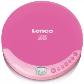 Kaasaskantav CD-mängija Lenco CD-011 roosa