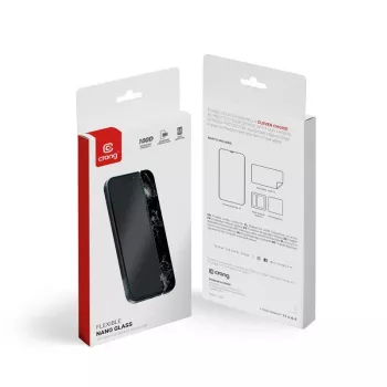 Karastatud hübriidklaasist ekraanikaitse Crong iPhone 15-le CRG-NANO-IP61 9H kõvadusega kriimustuskindel