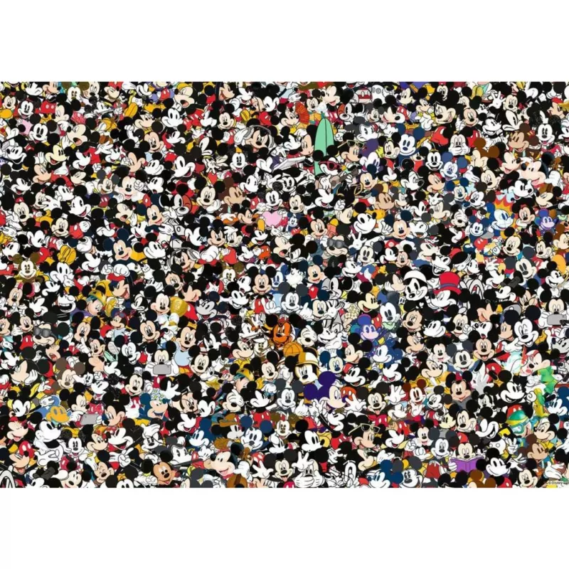 Pusle Ravensburger 12000529 — 1000 tükki, Miki-Hiire multifilmid, 700×500 mm, vanus 14+