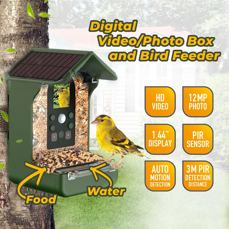 EASYPIX linnukaamera Easypix Bird Cam 10123 1080p HD öise nägemisega