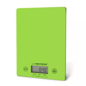 Esperanza EKS002G kitchen scale Electronic kitchen scale Green,kollane Countertop Rectangle