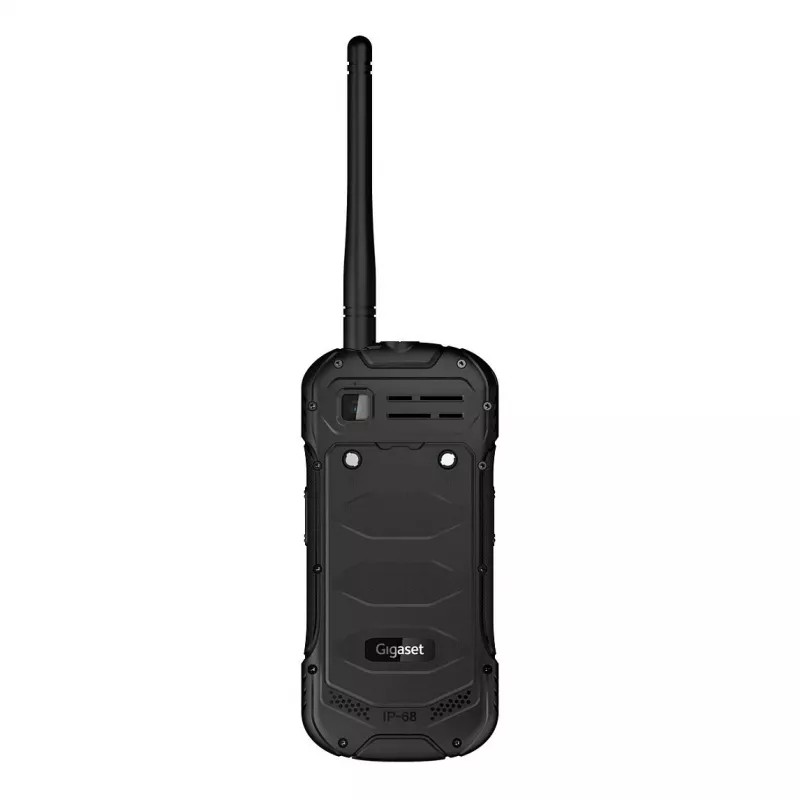 GIGASET GLX 8 ACTIVE must 6,1 cm 2,4-tolline ekraan Push-to-talk funktsioon 2500 mAh aku IP68 2 MP kaamera Dual-SIM Bluetooth
